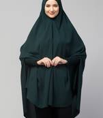 Nazneen stretchable smoking at wrist knee length Jilbab cum prayer khimar  Hijab