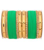 Green bangles-and-bracelets