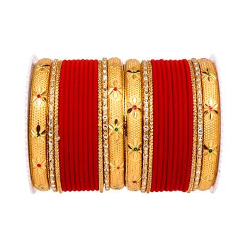 Maroon bangles-and-bracelets 1