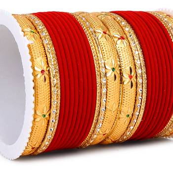 Maroon bangles-and-bracelets 2
