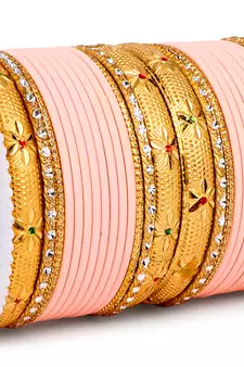 Orange bangles-and-bracelets