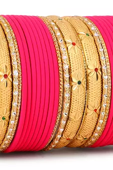 Pink bangles-and-bracelets