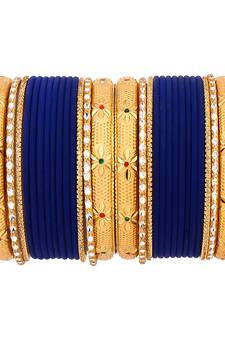 Blue bangles-and-bracelets
