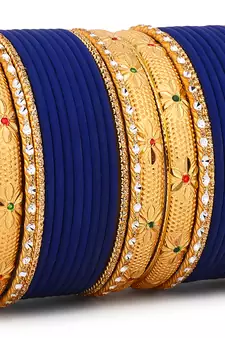 Blue bangles-and-bracelets