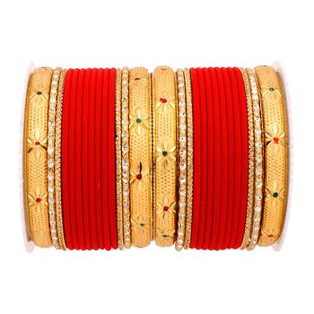 Red bangles-and-bracelets 1