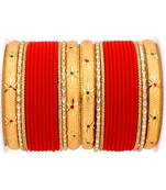 Red bangles-and-bracelets