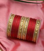Red bangles-and-bracelets