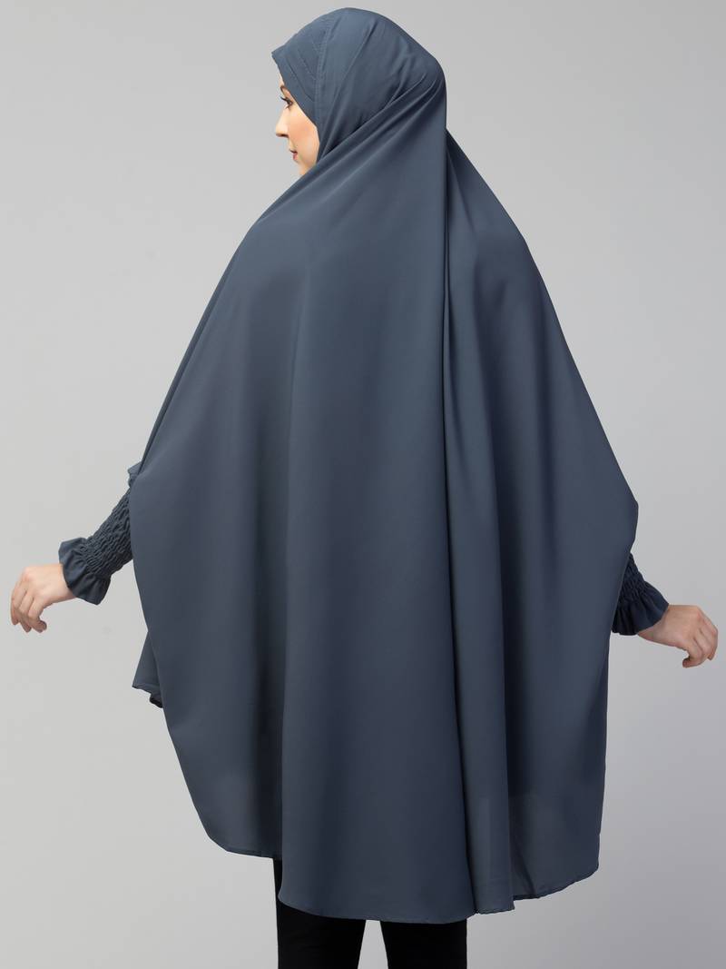 Nazneen stretchable smoking at wrist knee length Jilbab cum prayer khimar  Hijab