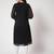 MATINE Women Black Embroidered Square Neck Straight Kurti