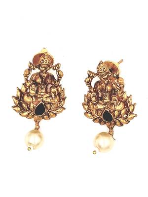 Black Ethnic Gold Plated Kundan Choker Set for Women NS_1748_BK_295 3