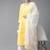 Ada Hand Embroidered Yellow Cotton Lucknowi Chikankari Women Unstitched Suit Piece - A211207