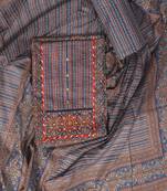 Blue printed cotton salwar