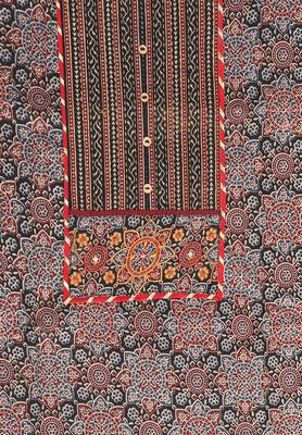 Black printed cotton salwar 4