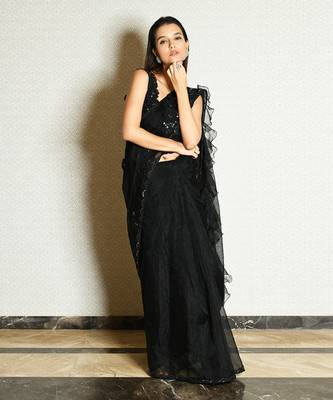 Black Saree 1