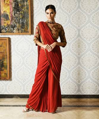 Red Saree 1