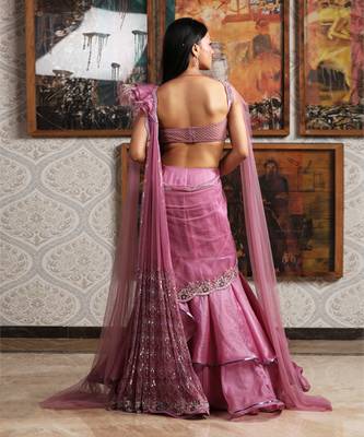 Purple Saree 2