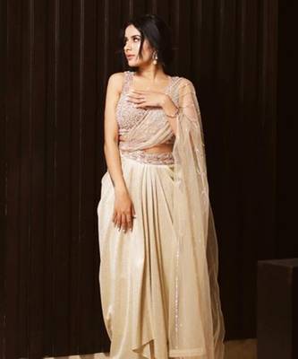 White Saree 4