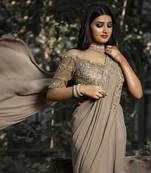 Grey Saree