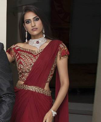 Red Saree 1
