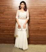 White Sharara Suit