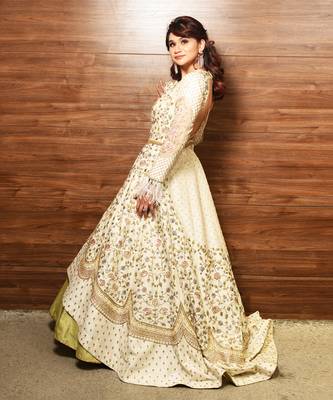 White Anarkali Set 3