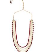 5 Layered Traditional Gold Plated Dulha Moti Mala with Beaded Maharaja Haar/Groom Necklace For Men