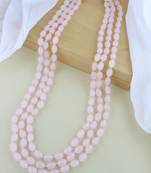 3 Layered Traditional Gold Plated Dulha Moti Mala Maharaja Haar/Groom Necklace For Men 