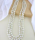 3 Layered Traditional Gold Plated Dulha Moti Mala Maharaja Haar/Groom Necklace For Men 