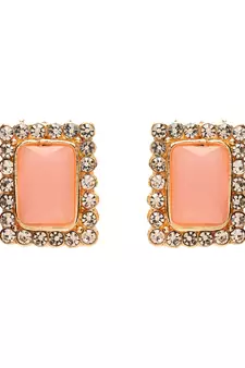 Gold Plated Pink & White Pearl Beaded Gold-Plated Jewellery Set for women 