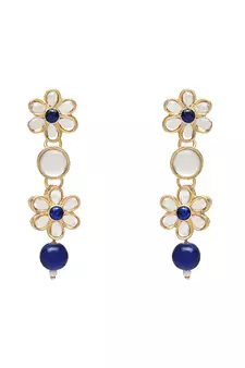 Gold Plated Traditional Kundan Choker Necklace & Earring Ethnic Jewellery Set Gift for Women & Girls