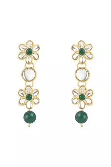 Gold Plated Traditional Kundan & Pearls Choker Necklace & Earring Ethnic Jewellery Set for Women & Girls K7229G