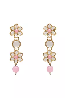 Gold Plated Traditional Kundan Choker Necklace & Earring Ethnic Jewellery Set Gift for Women & Girls