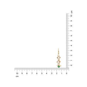 Gold Plated Earrings Handcrafted Kundan & Pearl  2