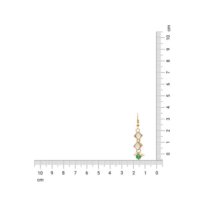 Gold Plated Earrings Handcrafted Kundan & Pearl 