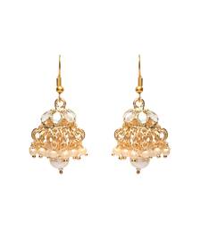 Gold Plated Earrings Handcrafted Kundan & Pearl 