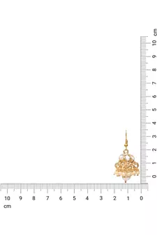 Gold Plated Earrings Handcrafted Kundan & Pearl 