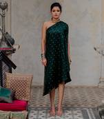 Green Off Shoulder Dress