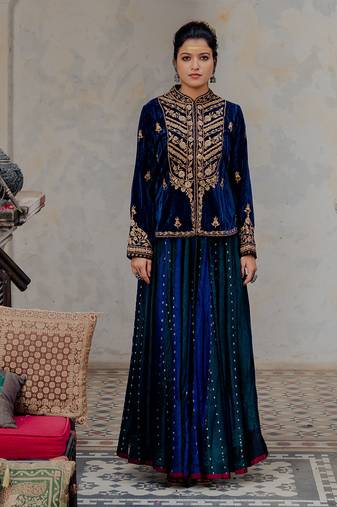 Zardozi Skirt Set