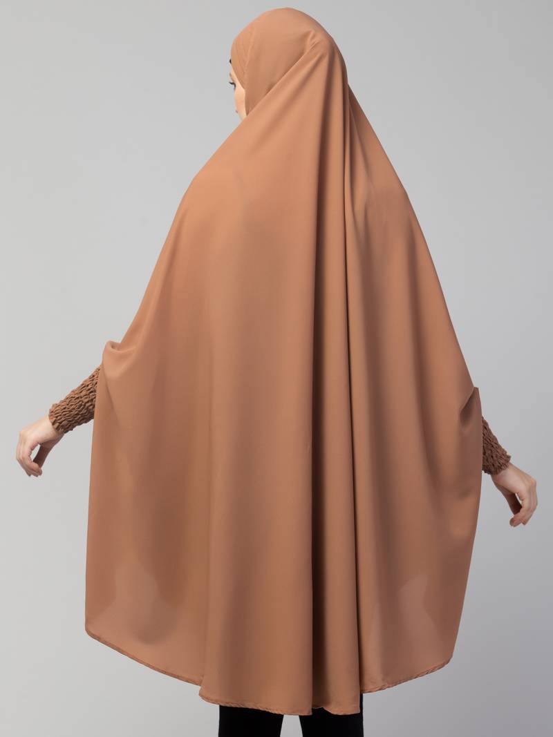 Nazneen stretchable smoking at wrist knee length Jilbab cum prayer khimar  Hijab