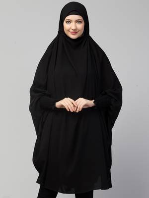 Nazneen Ready to Wear tie at back smoking at wrist with Naqab instant Khimer 3