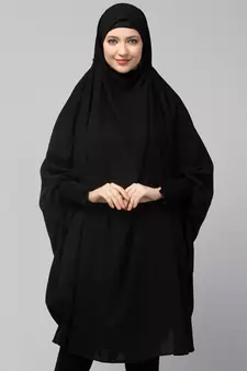 Nazneen Ready to Wear tie at back smoking at wrist with Naqab instant Khimer