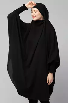 Nazneen Ready to Wear tie at back smoking at wrist with Naqab instant Khimer