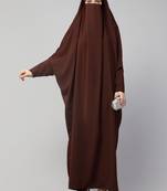 Nazneen Head to toe long cuff ready to wear one pc Jilbab with Naqab