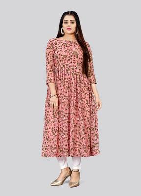 Elegant and Smart Pink Colour Kurti For Fancy Looks 1