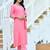 CORAL BLOSSOM KURTA-PANT SET