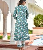 ZAHARA COTTON PRINTED SUIT SET