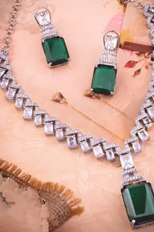 Green necklaces