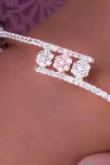 White bracelets
