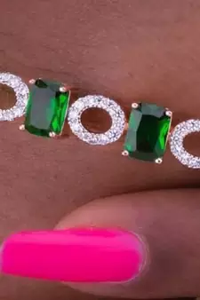 Green bracelets
