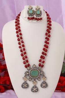 Multicolor onyx necklaces